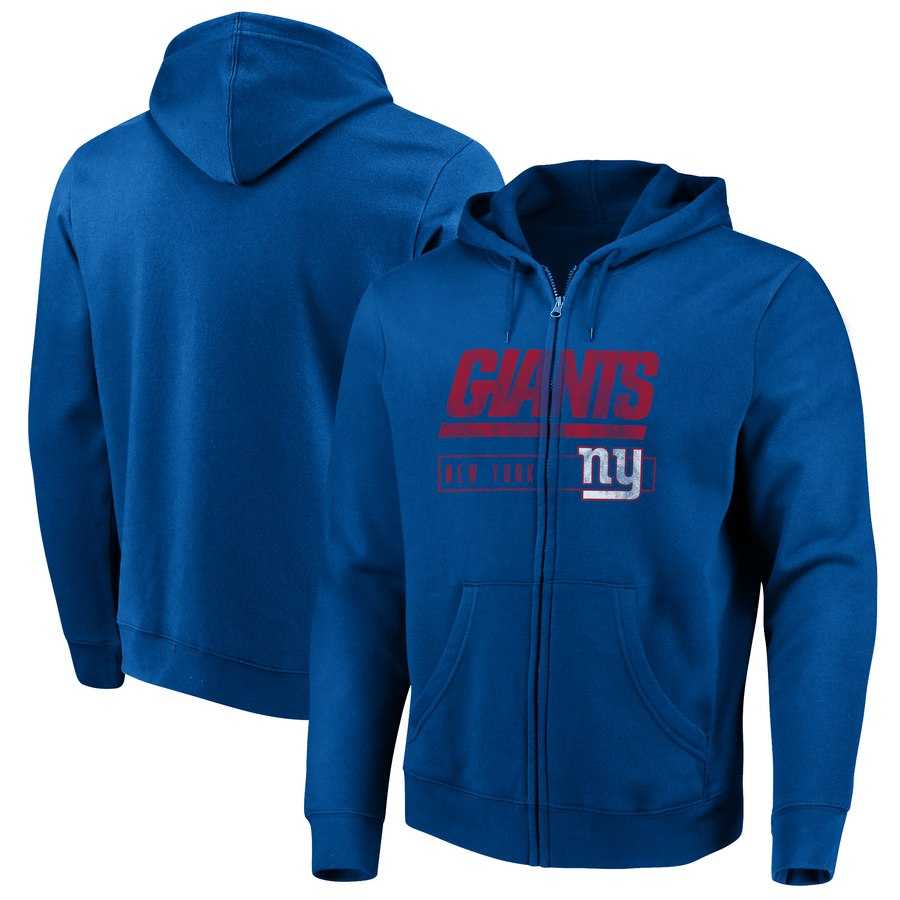 Men's New York Giants Majestic Hyper Stack Full Zip Hoodie Royal,We sell and wholesale Men's New York Giants Majestic Hyper Stack Full Zip Hoodie Royal on line form chian!